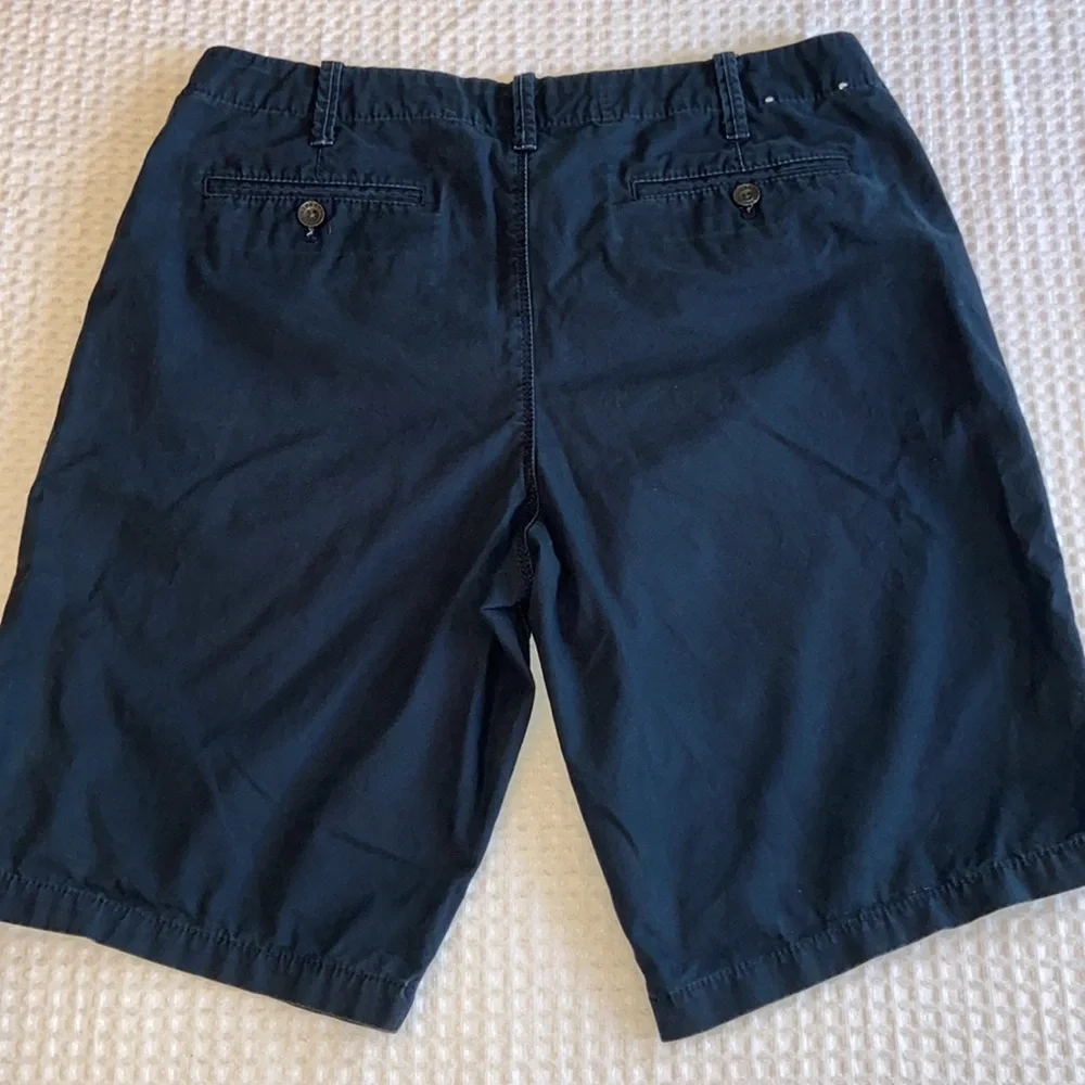 EXPRESS Flat Front Shorts Size 30 Navy Blue EUC